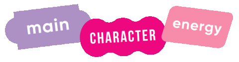 Main Character Energy Sticker by Curvy Kate ltd