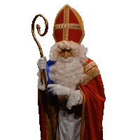 Pointing Pope Sticker by Omrop Fryslân