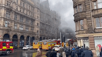 Fire Breaks Out at Landmark Former Department Store in Edinburgh
