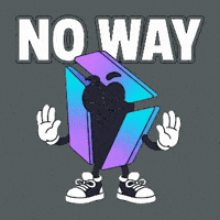 Deny No Way GIF by IDX Solana