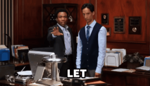 RabidDawgClassic giphygifmaker community donald glover danny pudi GIF