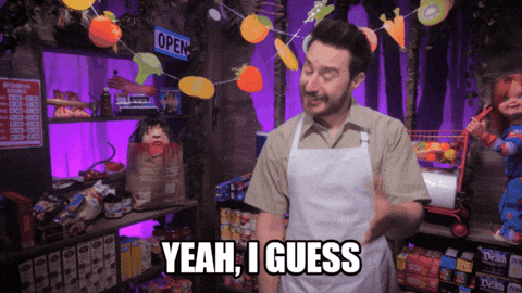 I Guess Grocery Store GIF by Dead Meat James