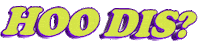 hoo dis Sticker by AnimatedText