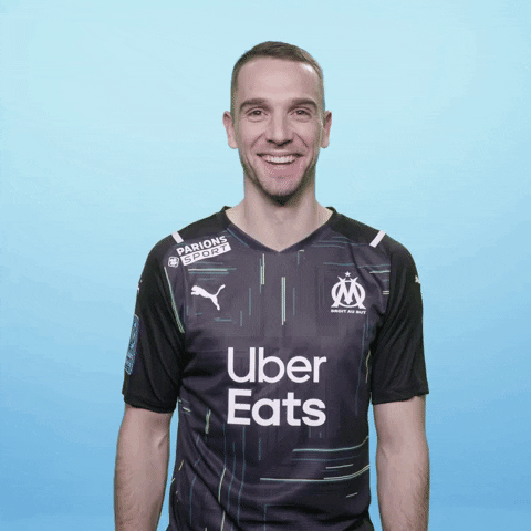 Good Morning Hello GIF by Olympique de Marseille