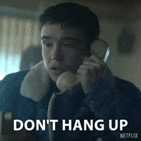 Dont Hang Up Umbrella Academy GIF by NETFLIX