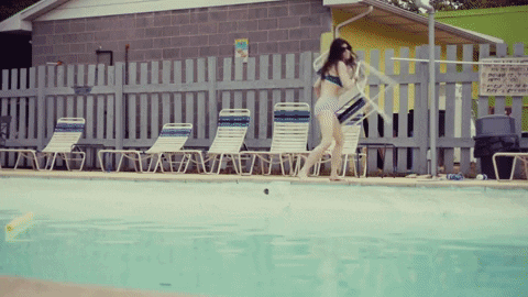 Pool Surviving GIF by Jimmy Eat World