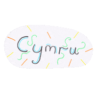 Wales Sticker by Menter Iaith Rhondda Cynon Taf