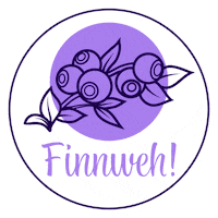 finnweh finland suomi blueberry finnland Sticker