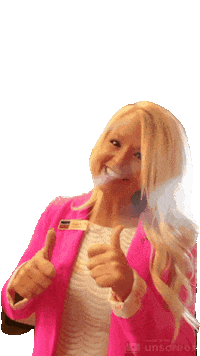 Thumbs Up Sticker by Tanya Ruff