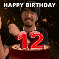 Happy 12Th Birthday GIF