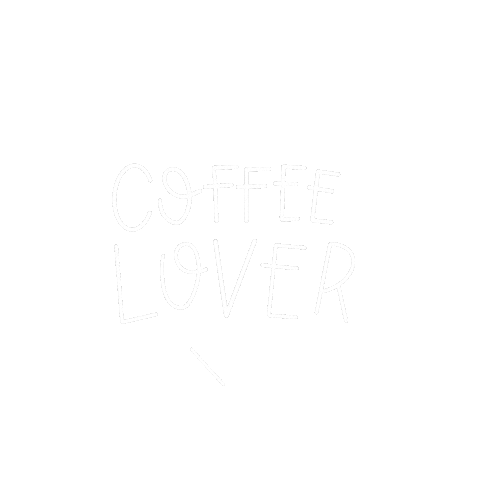 kalligraphe heart coffee cafe lettering Sticker