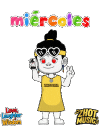 Girl Wednesday Sticker by Zhotcita