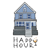 Happy Hour Drinks Sticker