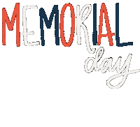 Memorial Day Memories Sticker