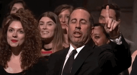 Jerry Seinfeld Nbc GIF by Saturday Night Live