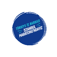turkiyeisbankasi istanbul maraton kosu iş bankası Sticker