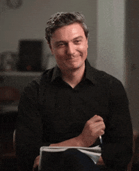 Amused Smirk GIF by Pretty Dudes