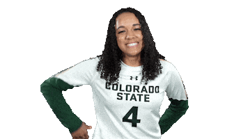 Volleyball Cheer Sticker by Colorado State Rams