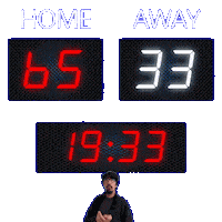 33 Away Sticker