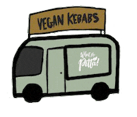 vegan vegankebab Sticker by What The Pitta!