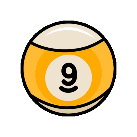 9 Ball Fun Sticker by caracaraNYC