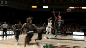slam dunk basketball GIF by Miami Hurricanes