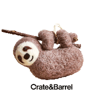 Shopping Sloth Sticker by Crate and Barrel