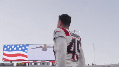 National Anthem Football GIF by New England Patriots