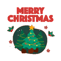 Merry Christmas Sticker by RHAD