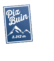 Mountains Pizbuin Sticker by MeinMontafon