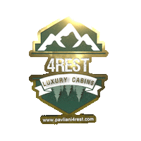pavliani4rests luxury forest chalet cabins Sticker
