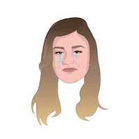 Sad Cecile Sticker