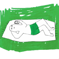 Grass Sommer Sticker by AOK Bremen/Bremerhaven