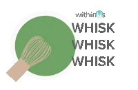 Matcha Whisk Sticker by withinUs Natural Health