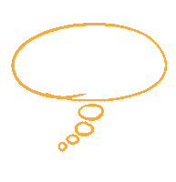 Thinking Circle Sticker by Lucas Levitan