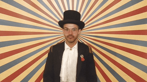 bizarrebcn giphyupload show clown circus GIF