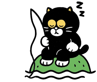 Sleep 睡著 Sticker
