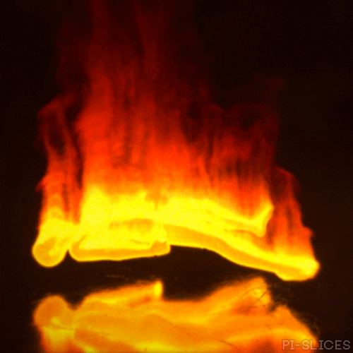 3D Burning GIF by Pi-Slices