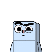 Angry Fridge Sticker by Nexio