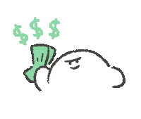 Money Shopping Sticker