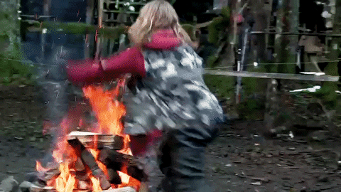Go Away Fire GIF by Discovery
