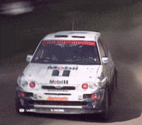 Ford Escort Jump GIF by FIA World Rally Championship