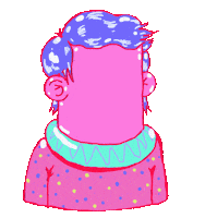 Sad Facepaint Sticker