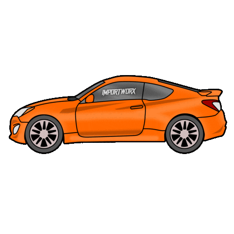 Cars Genesis Sticker by ImportWorx