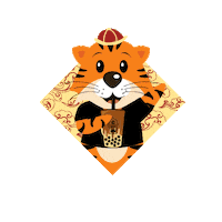 Chinese New Year Boba Sticker by Tiger Sugar Philippines