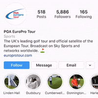 Instagram Follow Us GIF by PGA EuroPro Tour