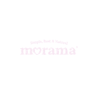 moramamx love logo simple natural Sticker