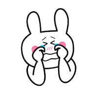 うさぎ 涙 Sticker