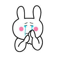 うさぎ 涙 Sticker