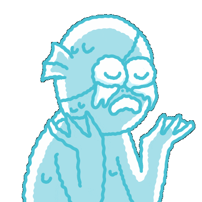 Sad Face Sticker
